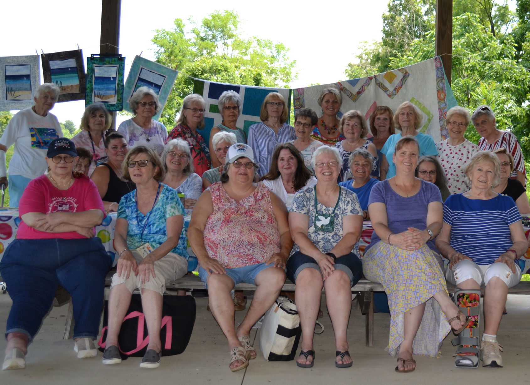 Quilters gather for annual picnic, fellowship, fun